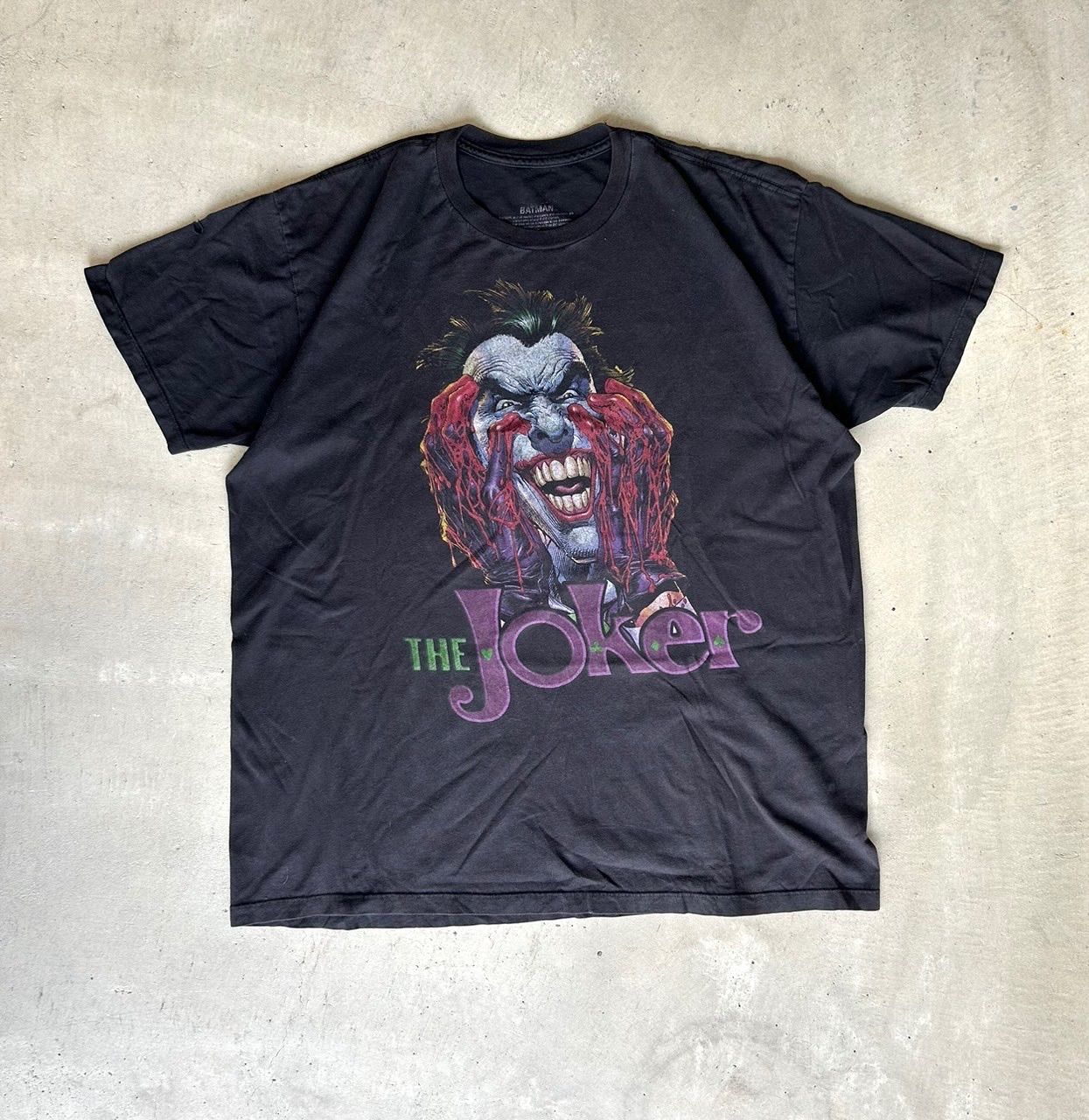 graphitti batman joker ジョーカー Tシャツ　00s 90s 映画 ムービーT