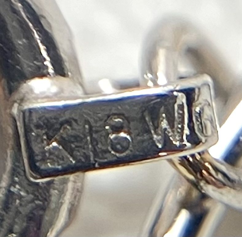 K18WG デザインブレスレット