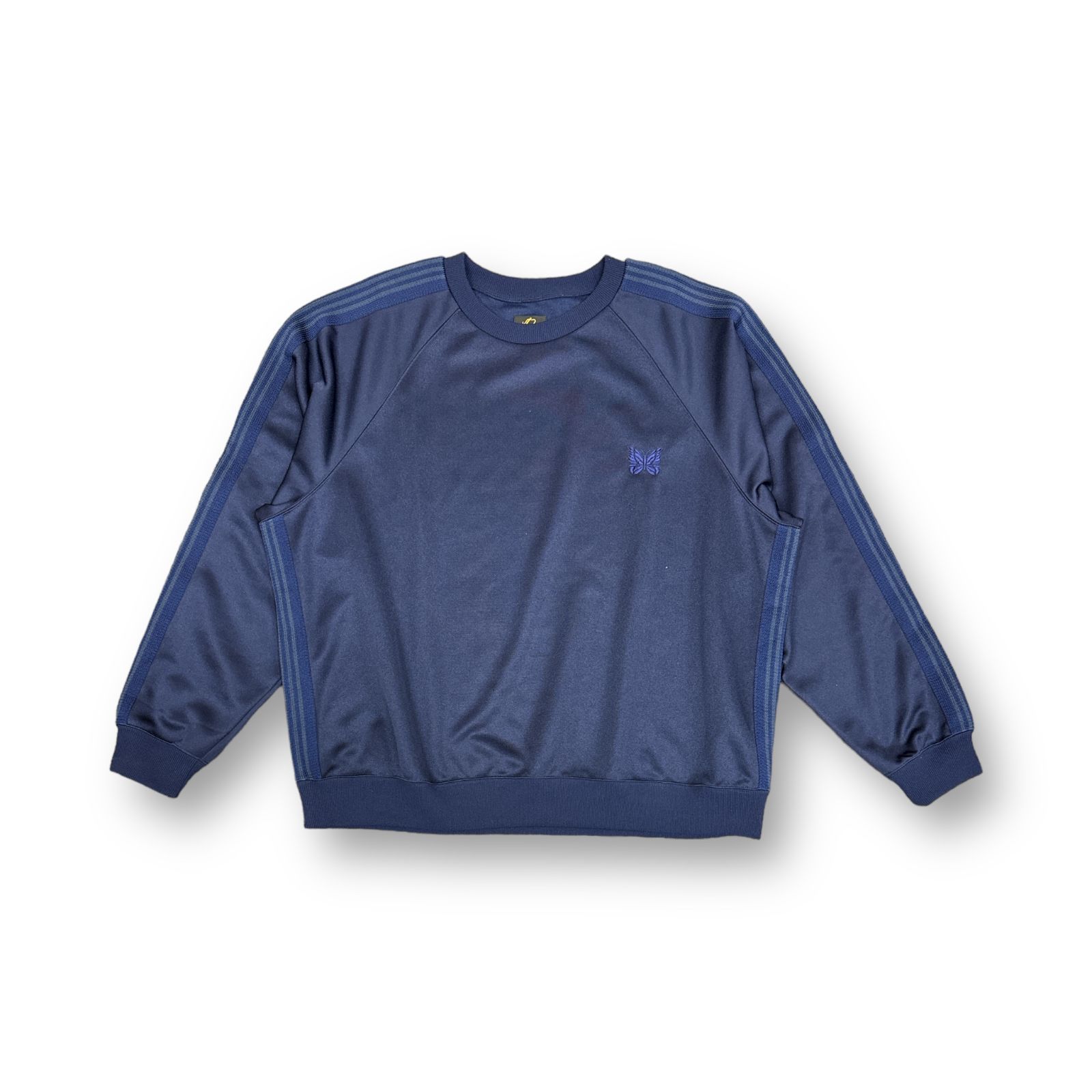 別注〉Track Crew Neck Shirt - Poly Jq / Braiding | NEEDLES