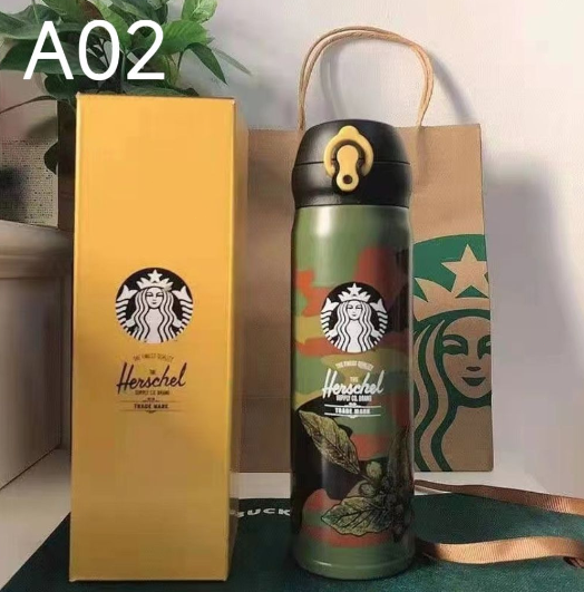 スターバックス starbucks 水筒 魔法瓶 保冷保温 魔法瓶直飲み ステンレスボトル クラシック ブラック ピンク ホワイト 水筒 500ml 男女兼用 軽量構造