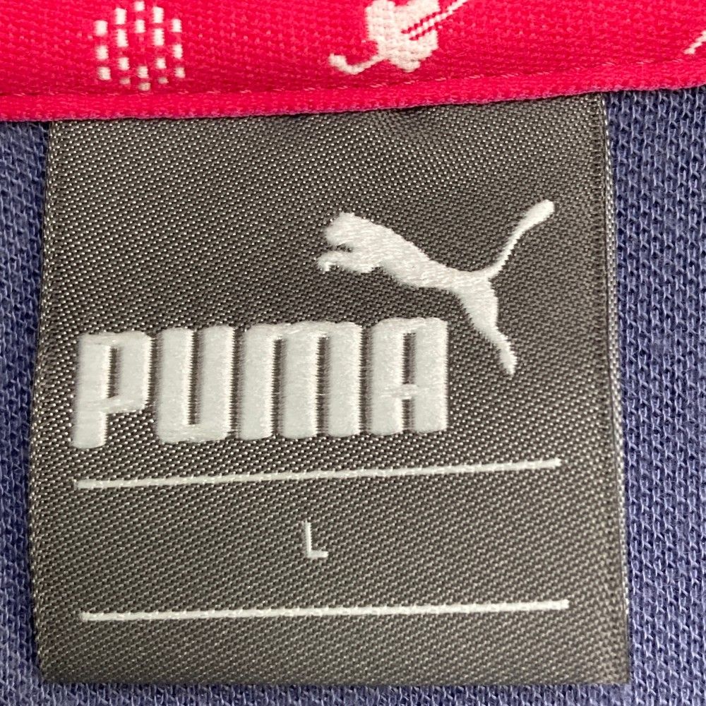 サイズ：L PUMA GOLF プーマゴルフ ジップパーカー ネイビー系