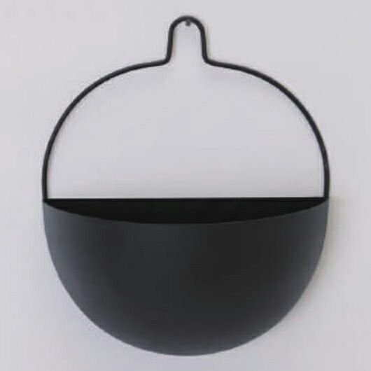 花 観葉植物用ポット プオリ ウォールハンギング 24 K HANGING 4個入り 35109 底穴なし パウダーコートスチール製 代引き不可 ハンキングポット 吊るしタイプ FARM p263