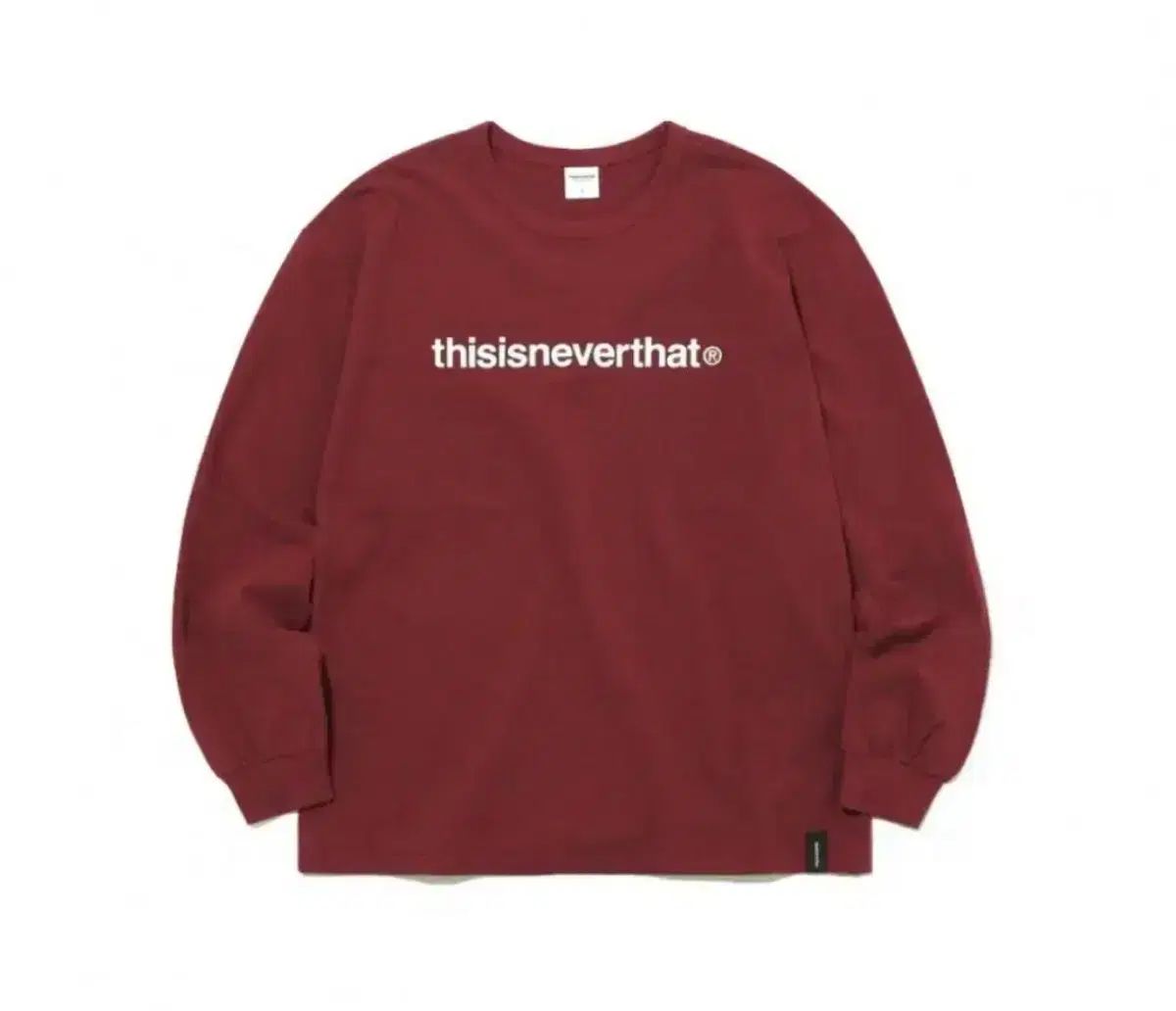 thisisneverthat(ディスイズネバーザット) thisisneverthat 長袖 ロングスリーブ XL バーガンディー