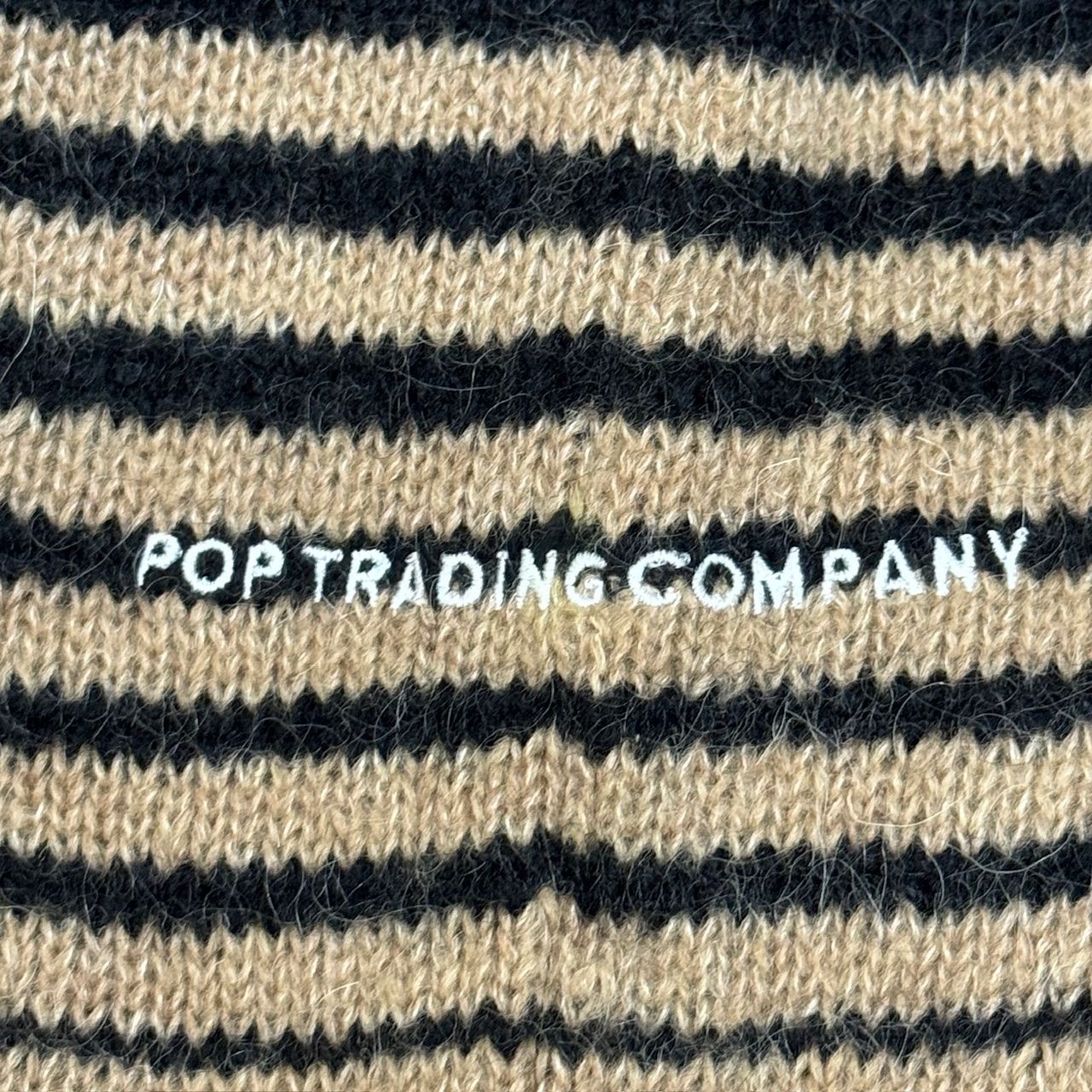 新品 Pop Trading Company 23SS knitted cardigan ニットカーディガン