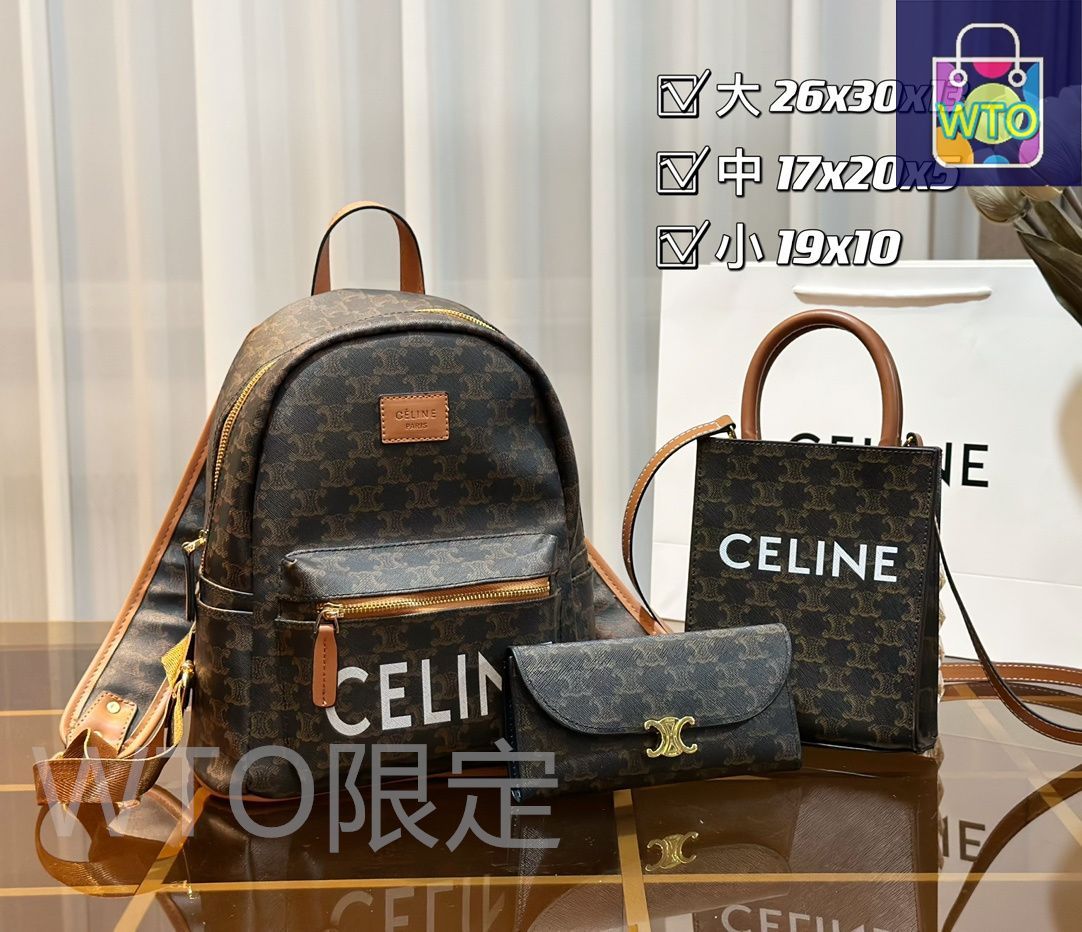 今日特価】Celine セリーヌ、Coach コーチ 組み合わせパック 三