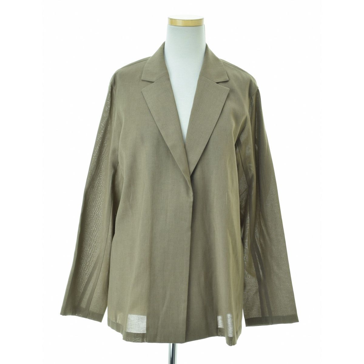 SOEJU】24SS S-00-JK-023 ライトリネン混ジャケットテーラード