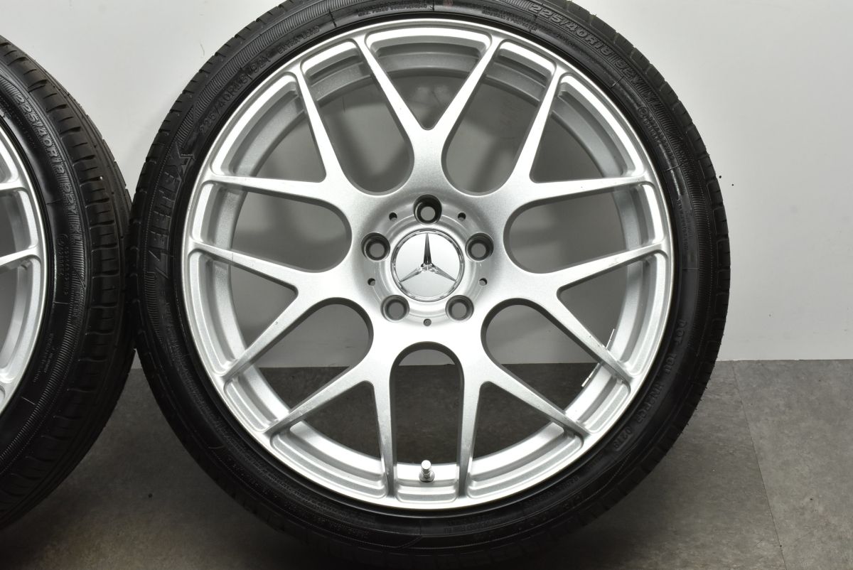 ま*ん様 SportTechnic 18-8J +45 pcd112 4set 程度良好】SPORT TECHNIC MONO 7 EXCEED 18in 8.5J +41 PCD112