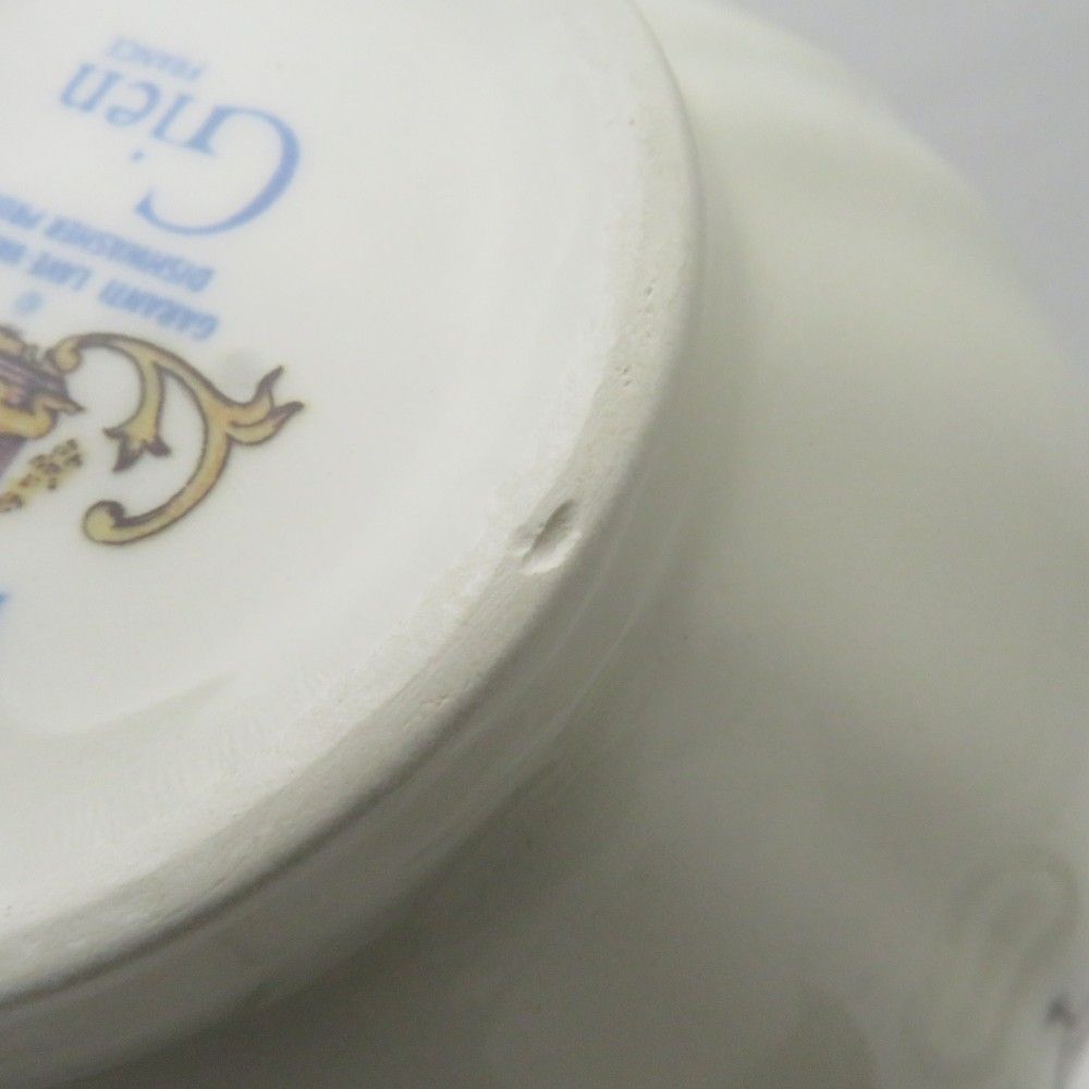 美品 Gien ジアン デュオニュソス カップ＆ソーサー 2客 ペア スープ SO2857H1 美品 Gien ジアン デュオニュソス カップ＆ソーサー 2客 ペア