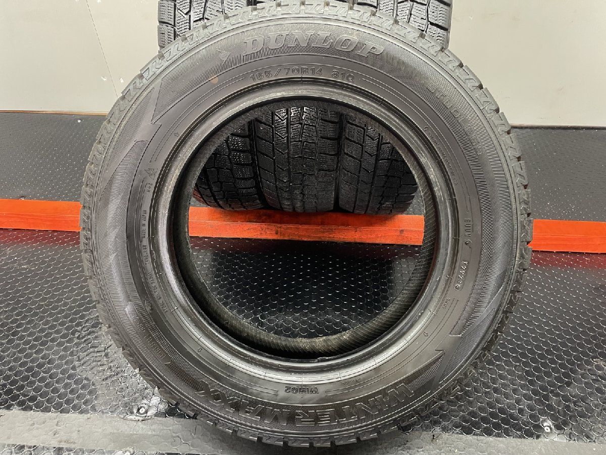 緊急入荷！ DUNLOP WINTER MAXX WM02 165 70R14 14インチ スタッドレス 4本 23～ ヴィッツ マーチ ブーン ソリオ ベルタ アクア等 STI022 最低の価格！