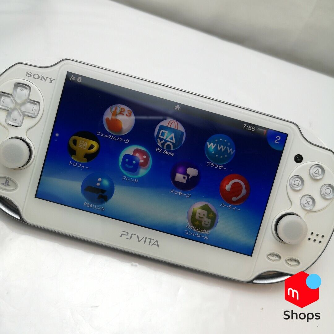 Playstation Vita PCH-1000 クリスタル・ホワイトZA02 - ブッダ