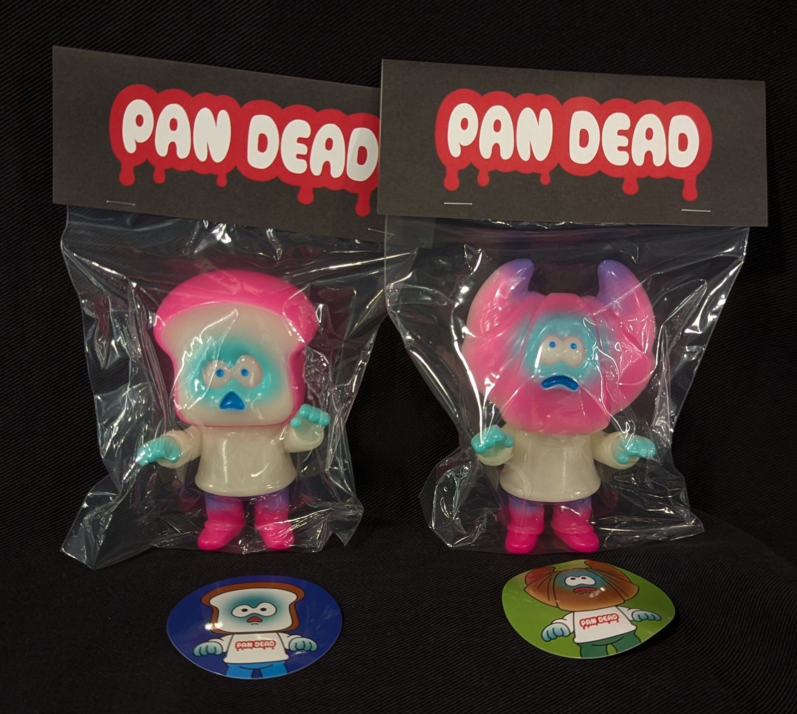 HUMANROBOT TOYS PANDEAD ショックン・ワッサン 蓄光 2個セット