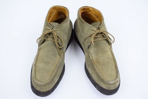 イタリア製 バリー|BALLY 本革ショートブーツ|チロリアンシューズ|24.5オリーブ◆17E118