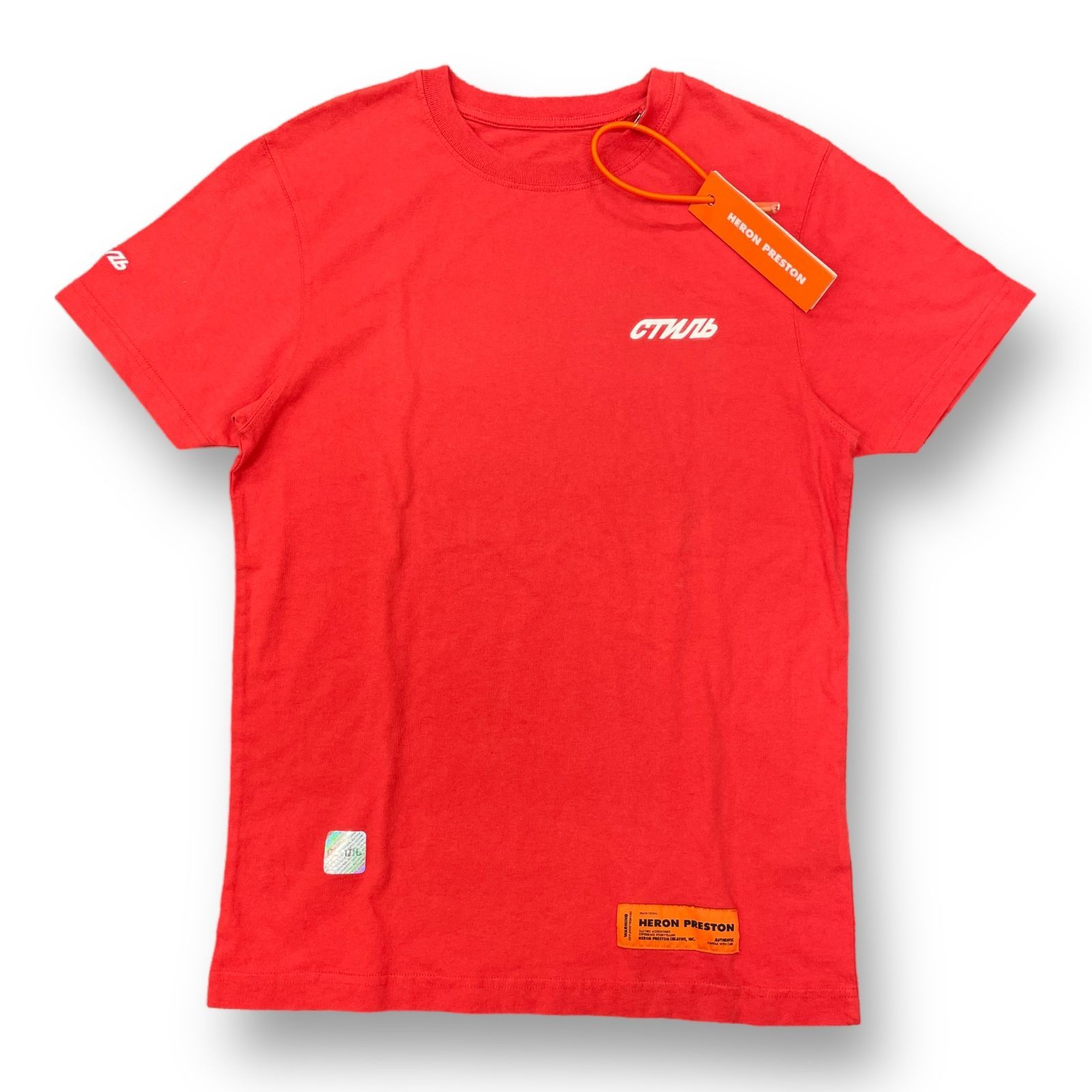 HERON PRESTON 19SS T-SHIRT SS REG. BASIC CTNMB プリント クルー 