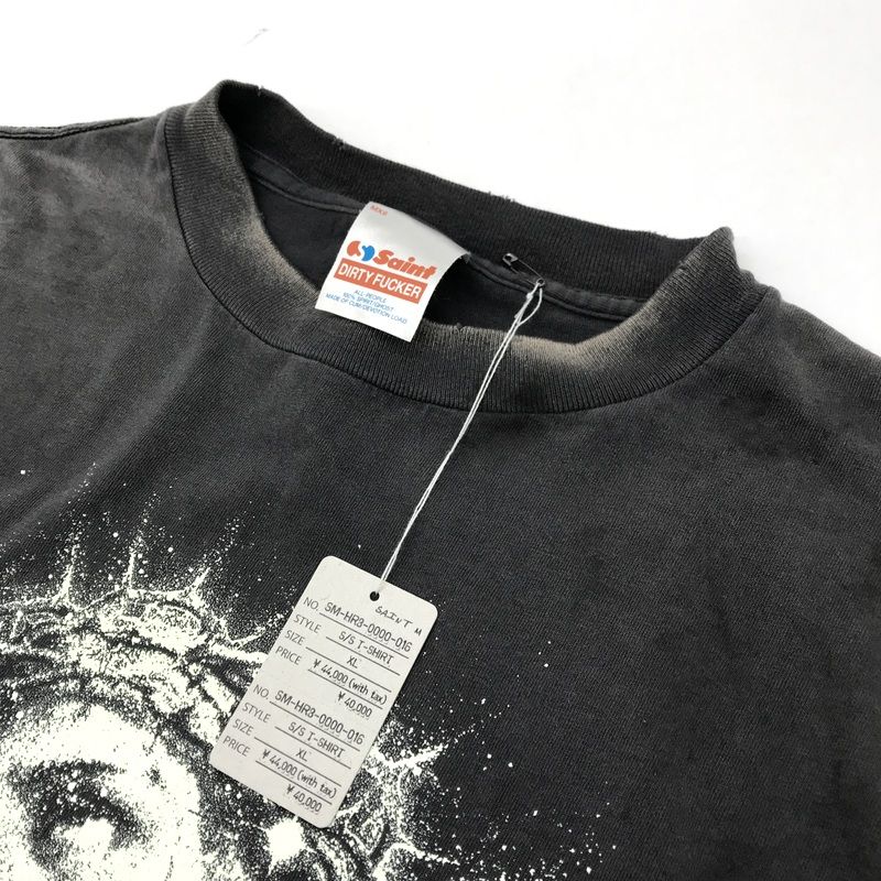 SAINT MICHAEL Tシャツ JESUS SM-HR8-0000-016 タグ付 半袖