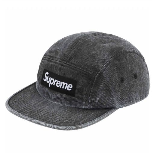 Supreme Coated Denim Camp Cap 