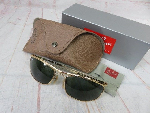 箱ｹｰｽ付 Ray-Ban ﾚｲﾊﾞﾝ OLYMPIAN I DELUXE ｻﾝｸﾞﾗｽ 0RB3119M ｸﾞﾘｰﾝ 62□18 125 991846569