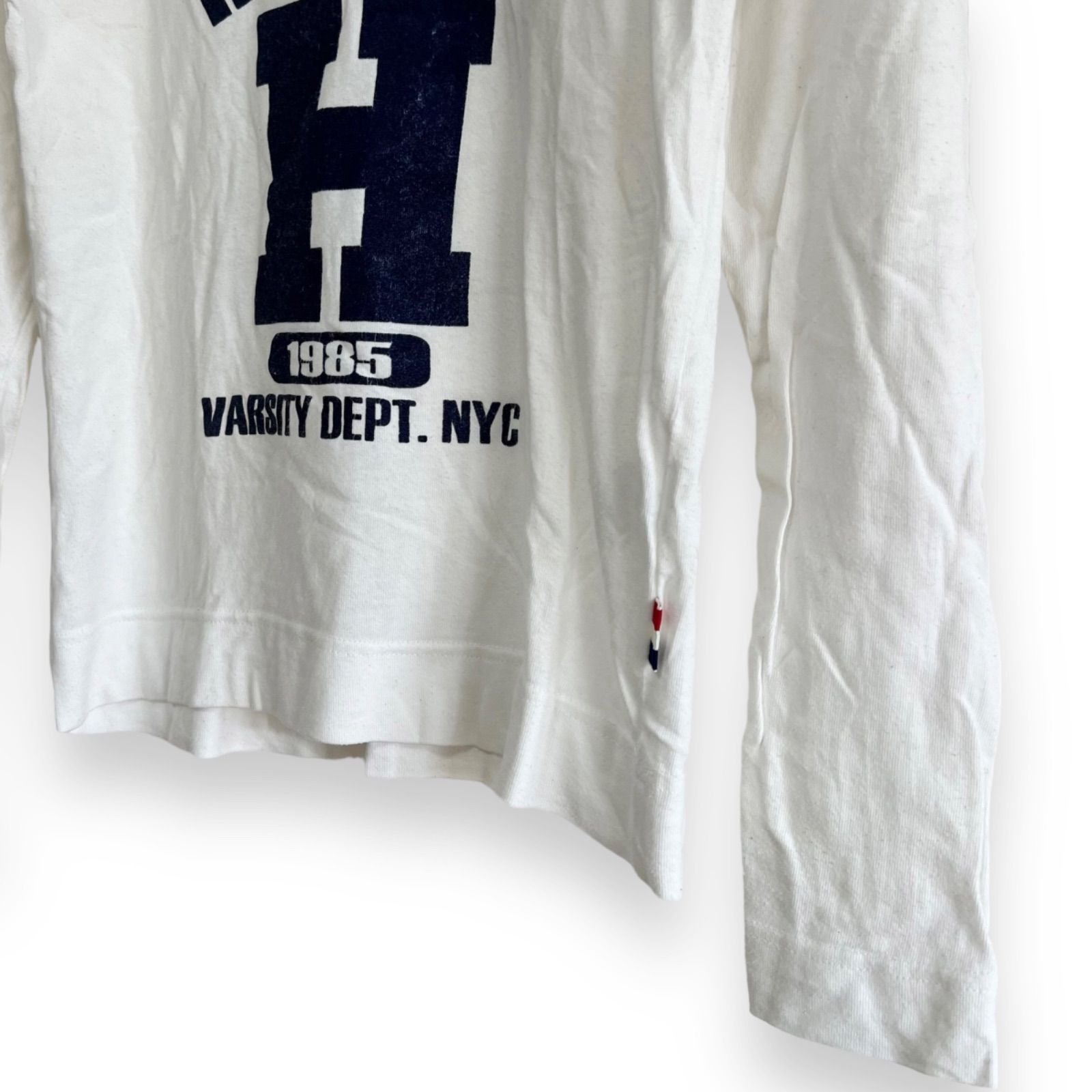 TOMMY HILFIGER トミーヒルフィガー 長袖 Vネック Tシャツ ロンT