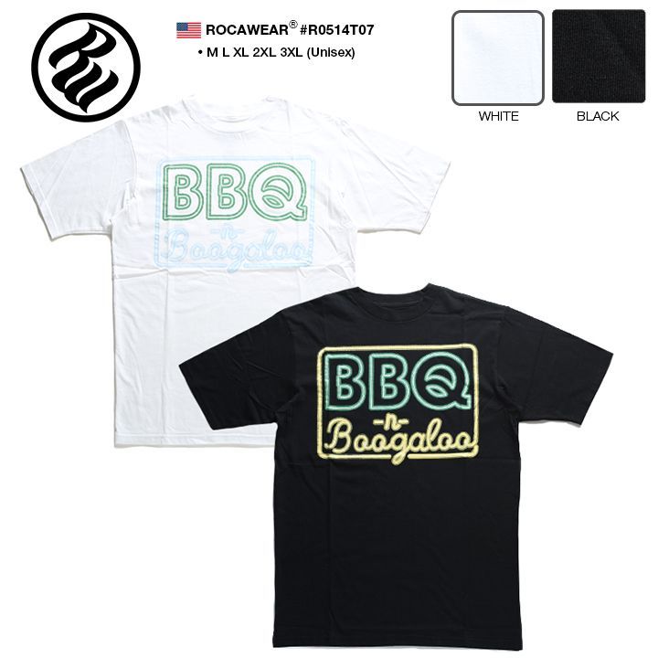 ROCAWEAR Tシャツ 半袖 メンズ レディース 男女兼用 白 Mサイズ