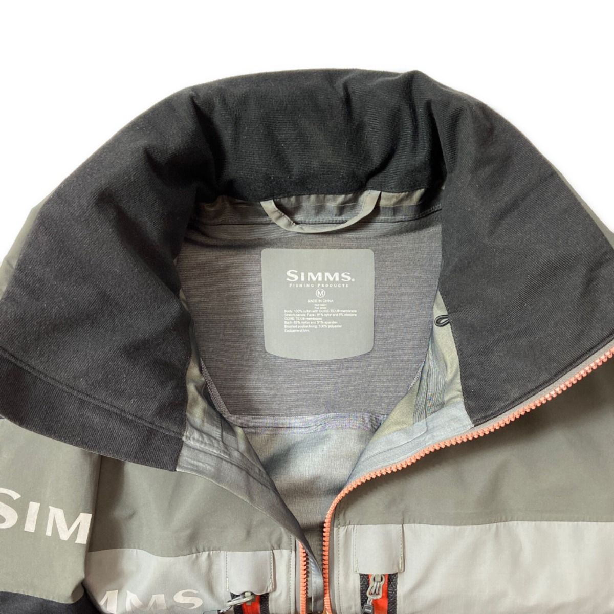 ΨΨSIMS シムス SIMS ジャケット サイズ M グレー フィッシングウェア  