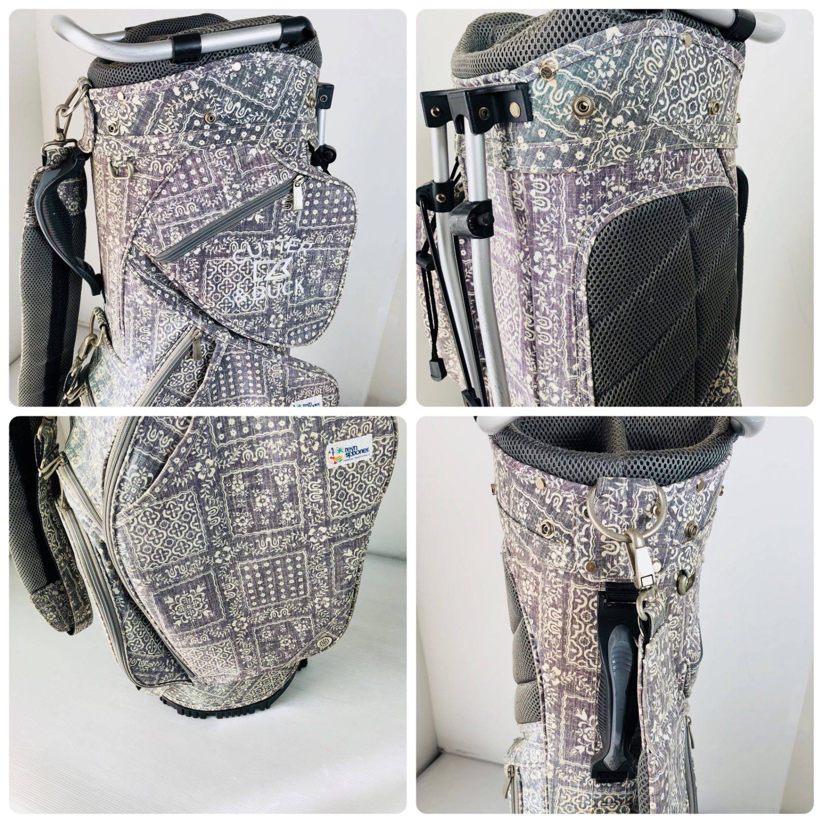 CUTTER&BUCK ゴルフバッグ キャディーバッグ レインスプーナー コラボ CUTTER&BUCK 《コラボ》 キャディバッグ : ゴルフを楽しくする