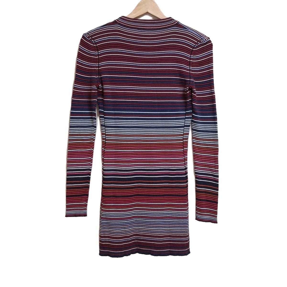 MISSONI - MISSONI(ミッソーニ) カーディガン サイズ44 L レディース美品  - ダークネイビー×ダークブラウン 長袖 MISSONI - MISSONI(ミッソーニ) カーディガン サイズ44 L