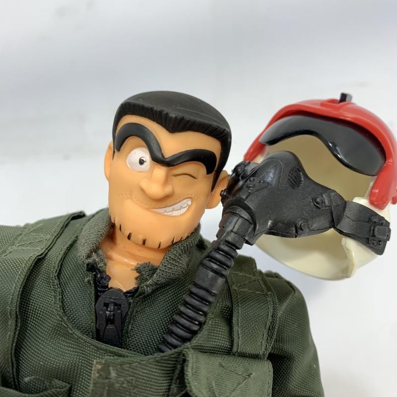 中古】開封)BANDAI アクションドール両津勘吉 No.2 パイロット両さん