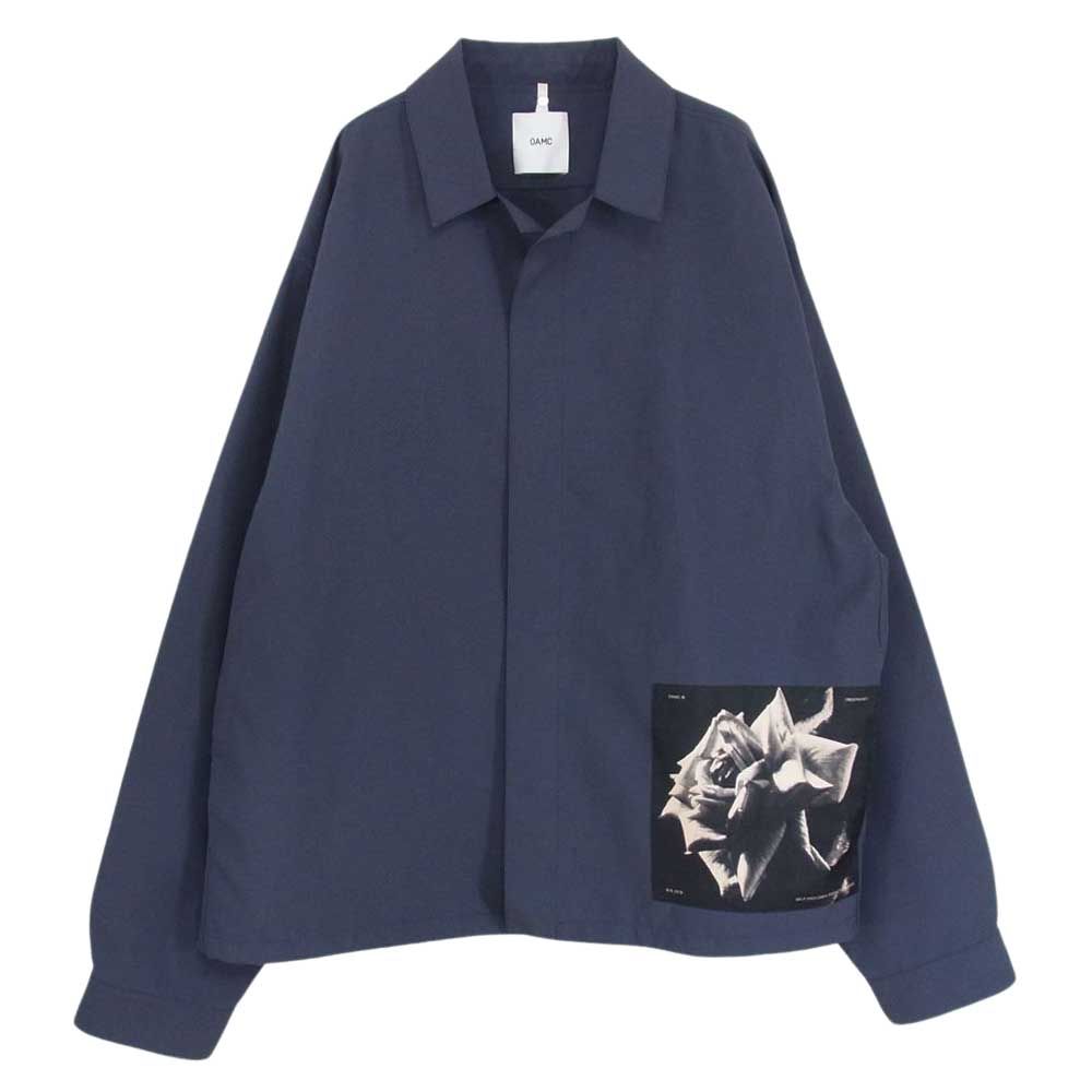 OAMC SYSTEM SHIRT システムシャツ 20SS ネイビー XS OAMC SYSTEM シャツ 20SS ネイビー