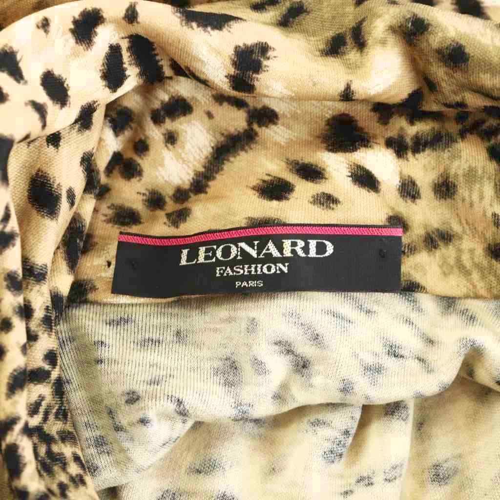 【美品】LEONARD レオナール ニットトップス レオパード 黒 40 2025年最新】LEONARD ニット・セーターの人気アイテム - メルカリ