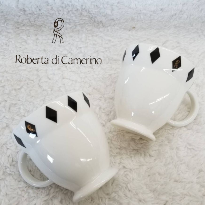 ロベルタディカメリアーノ ペアカップ Roberta di Camerino カップ 2客 食器 AB2 【 Y 】
