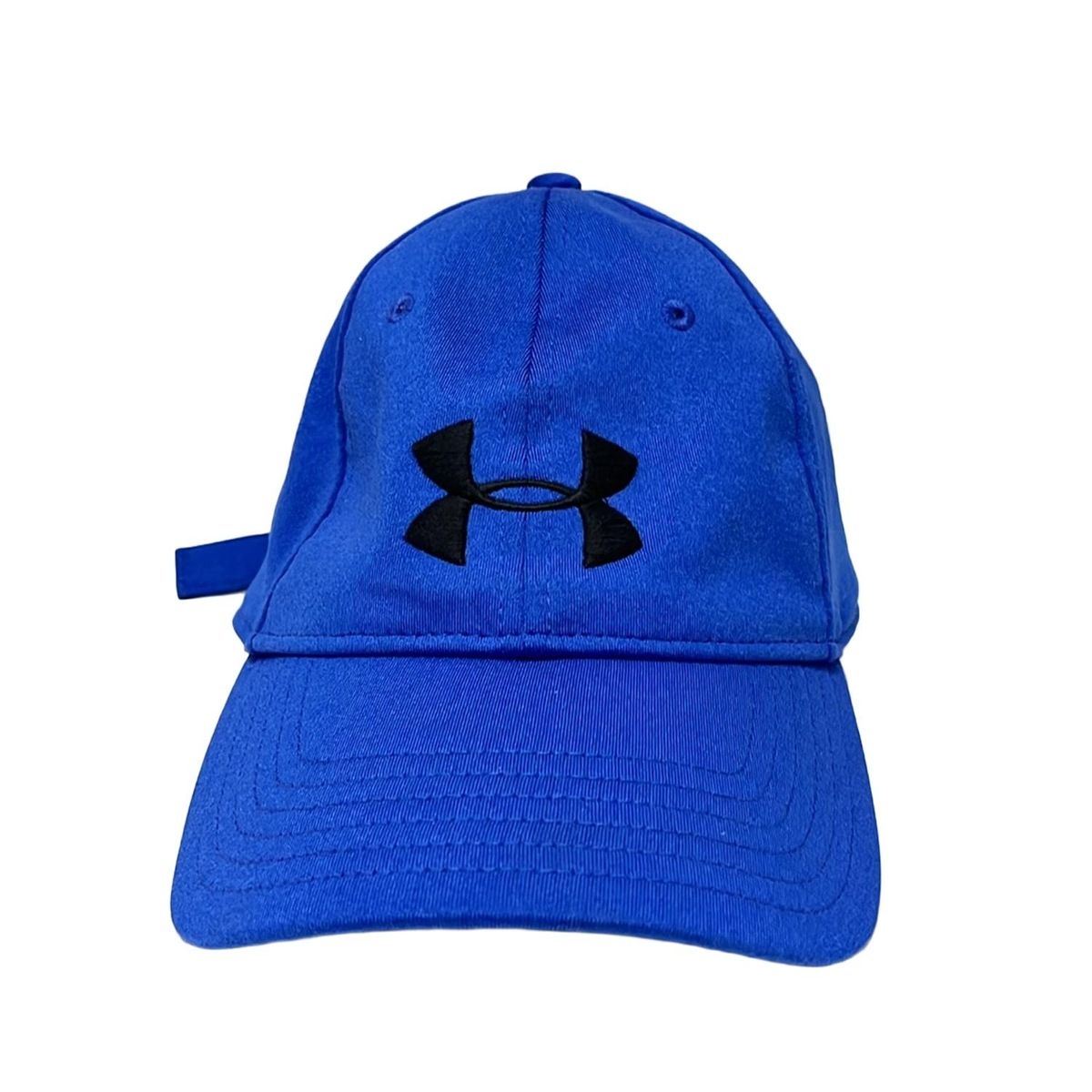 UNDER ARMOUR アンダーアーマー キャップ - ブルー×黒 刺繍