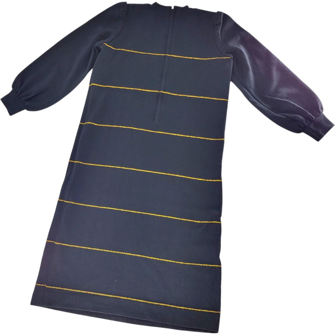 斉藤都世子 Toyoko Saito 斎藤都世子 バラ柄ニットワンピース 長袖