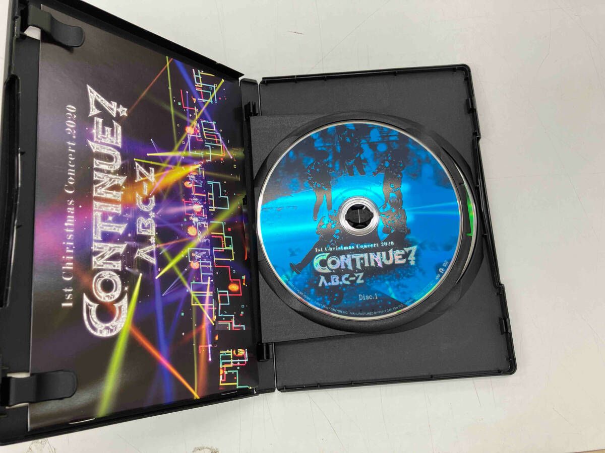 1ST 3形態 CD+DVD DVD A.B.C-Z 1st Christmas Concert 2020 CONTINUE?(通常版