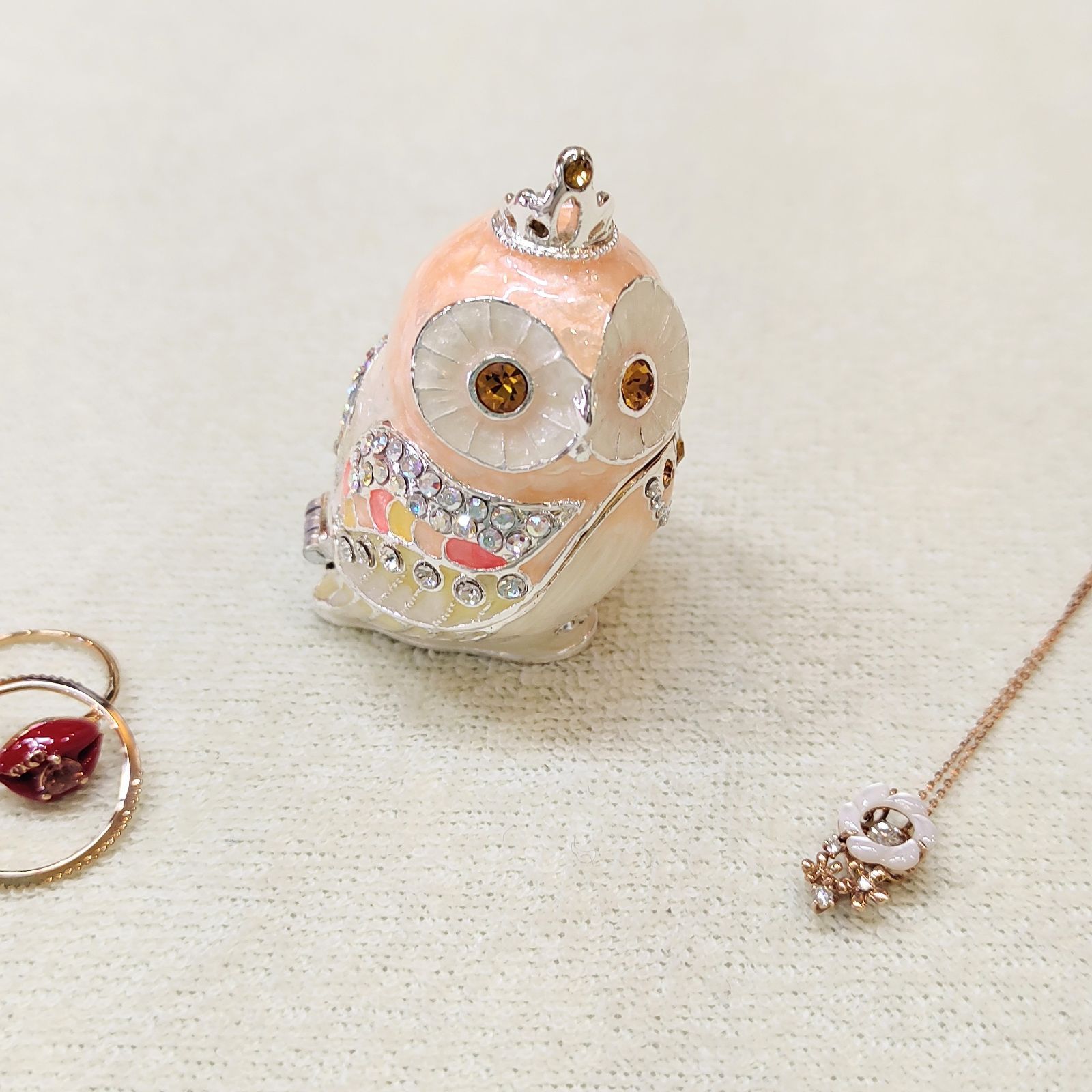 10%OFF  ティアラフクロウ　キャンディオレンジ
