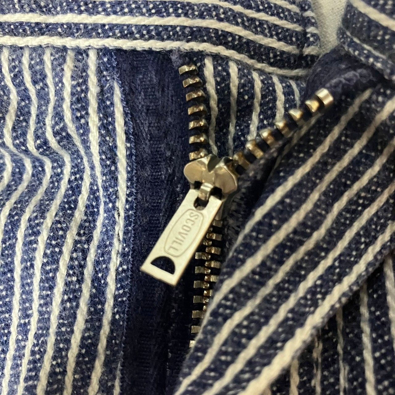 70s USA製】Wrangler フレアパンツ ストライプ ハート柄 ブルー 