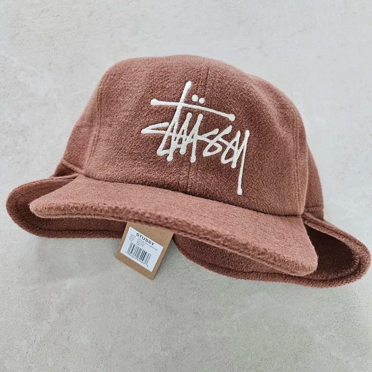 STUSSY(ステューシー) 帽子 ウール [次へ] フラップ キャップ ブラウン SM 新品