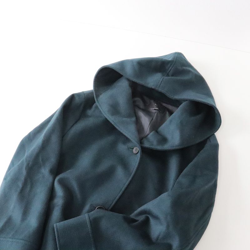 大きいサイズ 2022AW オンワード 23区 ウールカシミヤビーバーフード  