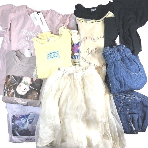 140サイズ まとめ セット　鬼滅の刃 Lovetoxic JENNI love 子ども服 まとめ セット 女の子用 鬼滅の刃 やや美品 中古  Z5