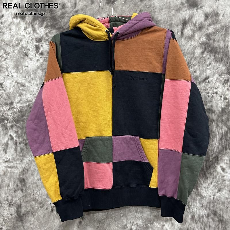 Supreme/シュプリーム【17AW】Patchwork Hooded sweatshirt/パッチ  