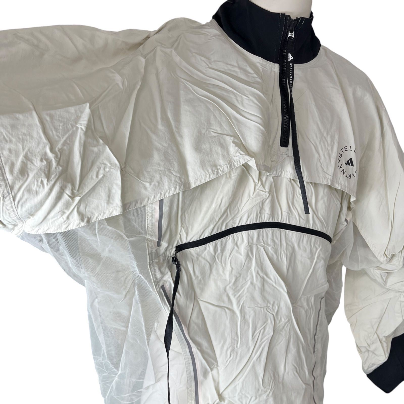 adidas by STELLA McCARTNEY　ウィンドブレーカー　白 Jackets adidas x Stella McCartney Windbreaker White | Footshop