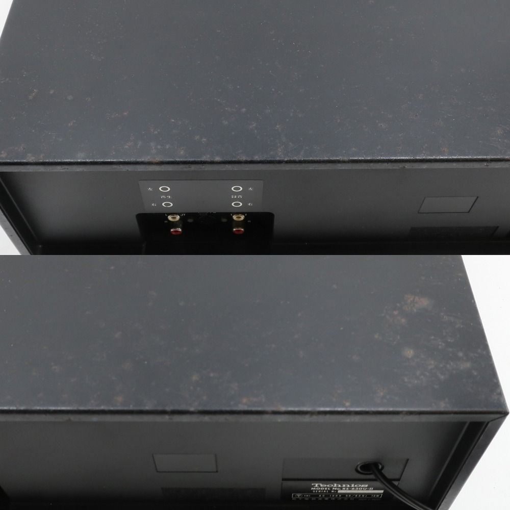 Technics】テクニクス カセットデッキ 昭和 レトロ 【現状品】 RS-630U