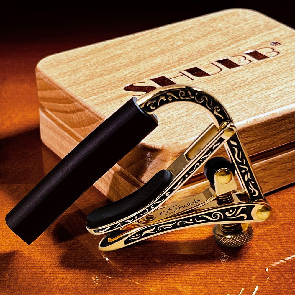 Shubb シャブ ギター用カポタスト Sequoia eC1b 50周年記念コレクターズモデル 実木収納ボックス付き 並行輸入