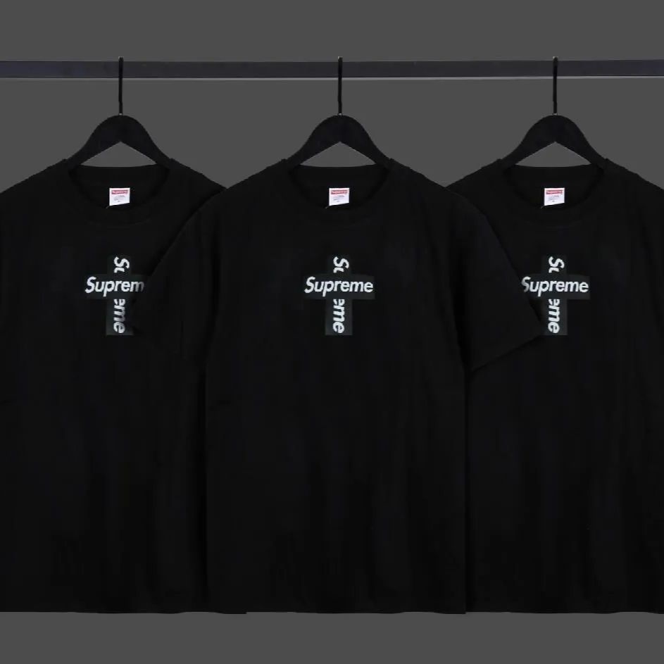 ⭐極美品⭐Supreme Cross Box Logo Tee 黒 - メルカリ