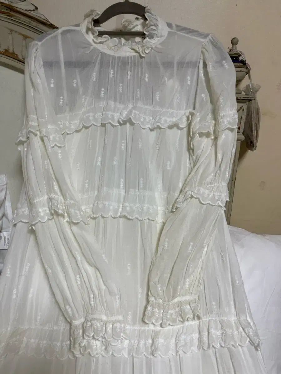 イザベルマラン コットン100％ ロング丈ワンピース