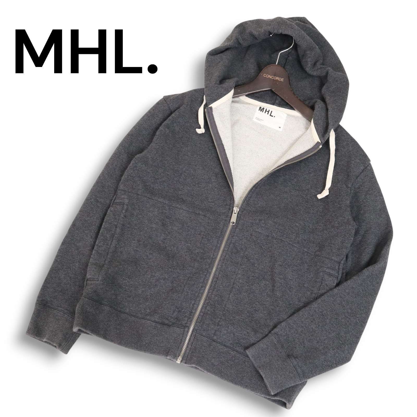 MHL. マーガレットハウエル 通年 スウェット☆ ジップアップ パーカー 