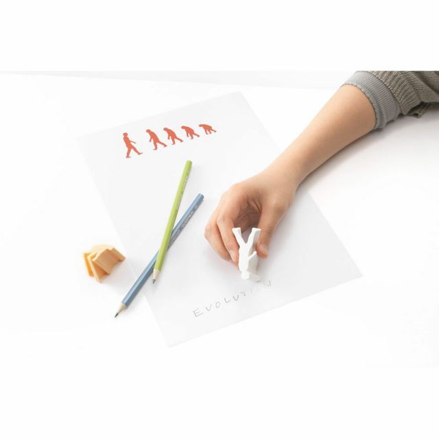 まとめ アッシュコンセプト 消しゴム エボリューション ホワイト D610-WH ×30セット