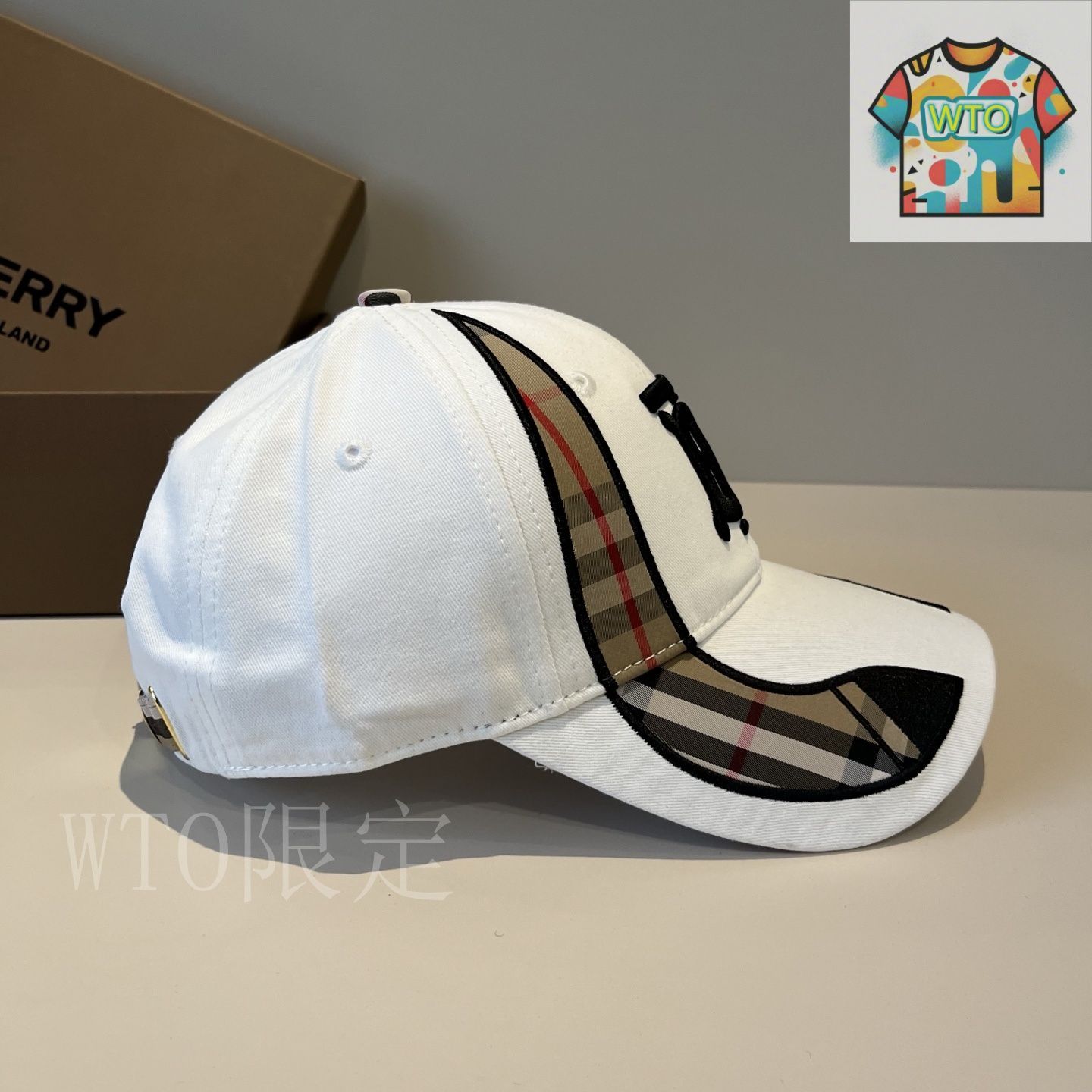 今日WTO】Burberry スプリングベースボールキャップ-AA69 - メルカリ