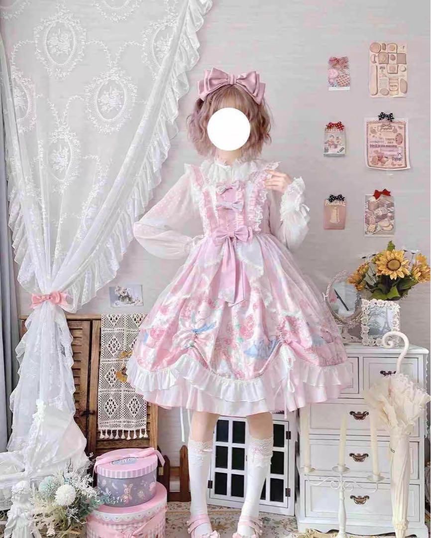 ロリータワンピース♪パステルカラーが可愛い これからの季節に