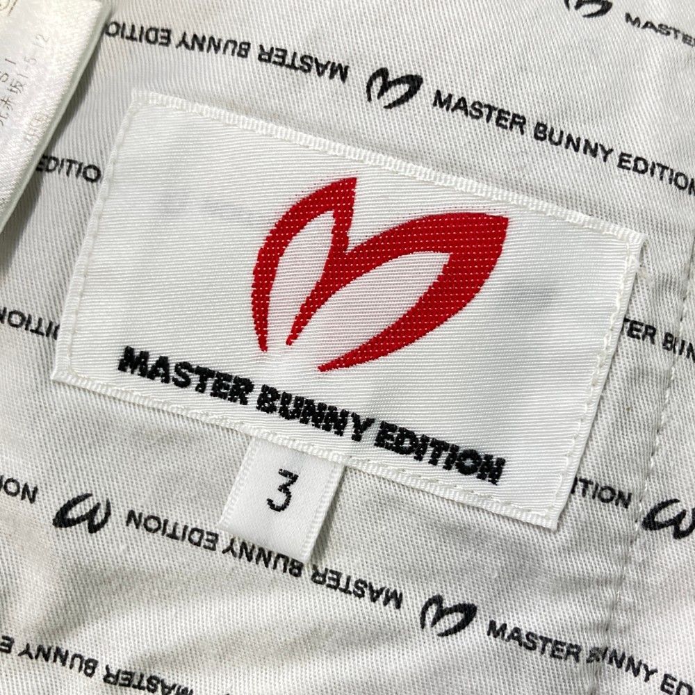 サイズ：3 MASTER BUNNY EDITION マスターバニーエディション  パンツ 総柄 ブラック系 [240101443974] ゴルフウェア メンズ ストスト サイズ：3 MASTER BUNNY EDITION マスターバニーエディション