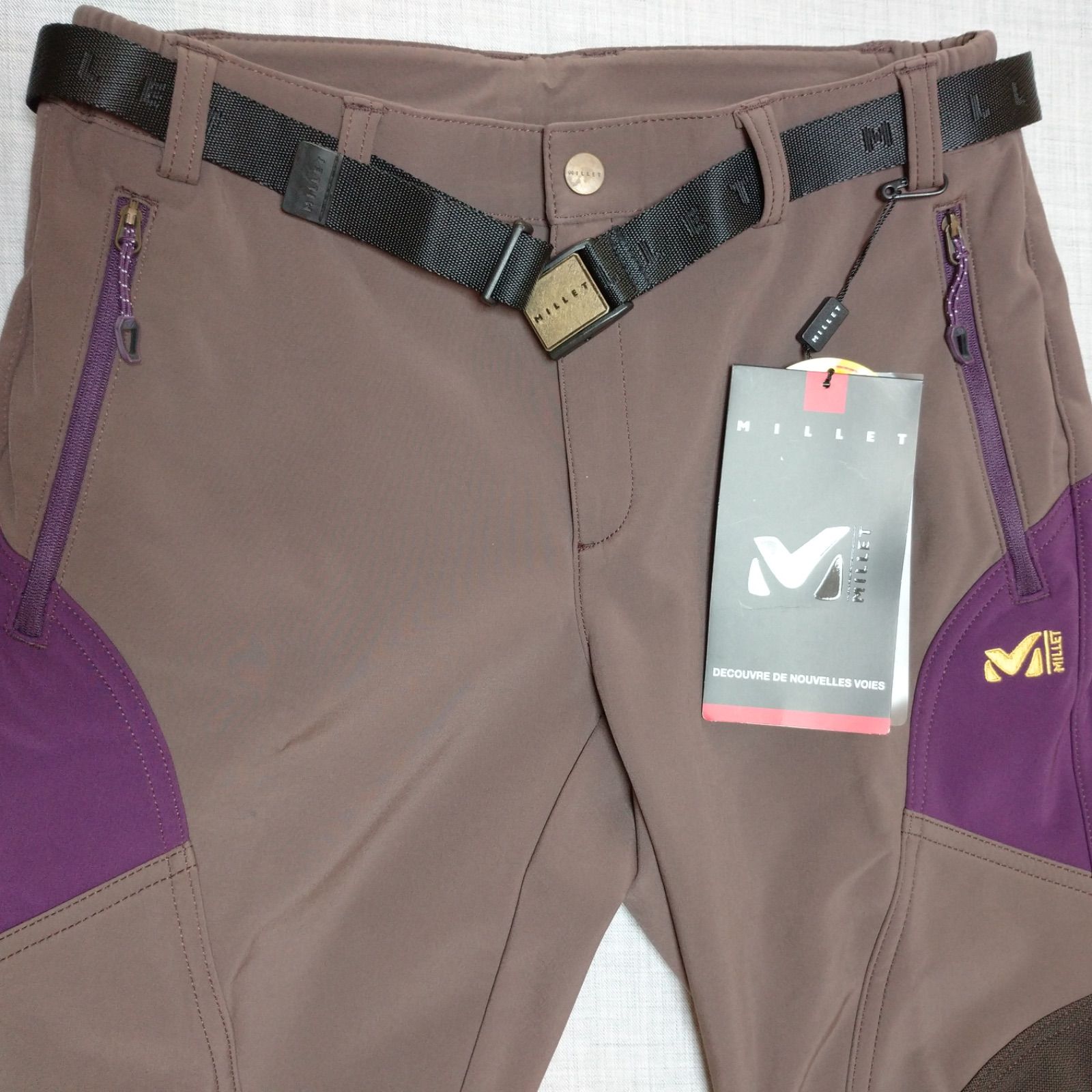MILLET ミレー トレッキング パンツ レディース 73cm 黒 登山 撥