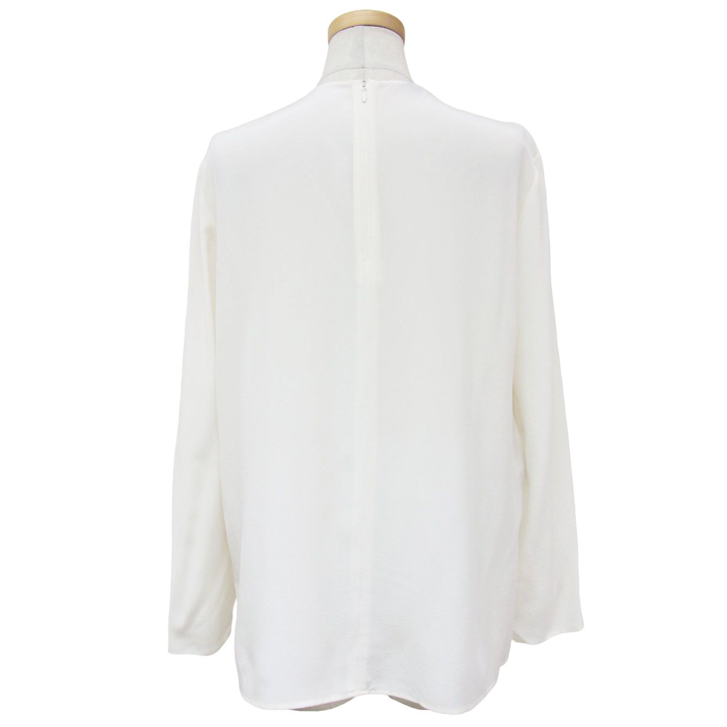 miumiu トップス シャツ MIUMIU ミュウミュウ ブラウス シルク オフ